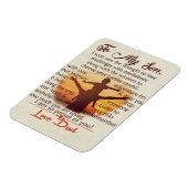 息子への最高の贈り物 | 息子への名言 マグネット (左側)