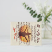 息子への最高の贈り物 | 息子への名言 案内ポストカード (スタンド正面)