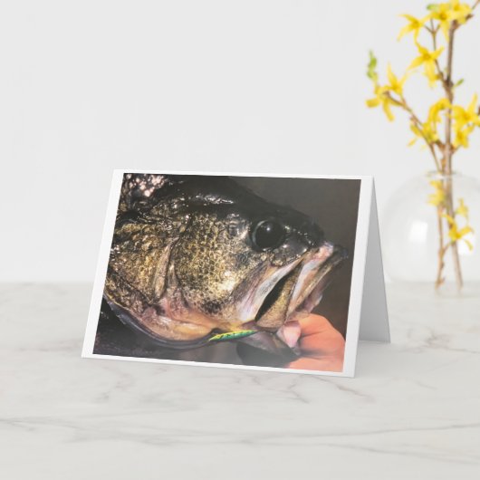 **息子への父の日** 漁師 カード (黄色い花)