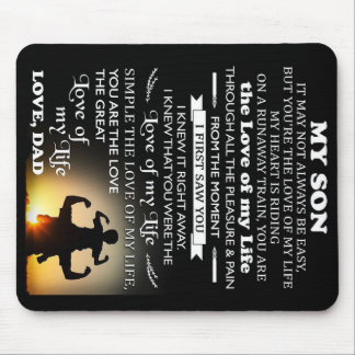 息子への特別な贈り物 | 子供への最高のプレゼント マウスパッド