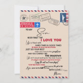 息子への贈り物、母と息子への愛の手紙 シーズンカード (正面)