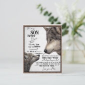 息子への贈り物、母と息子、息子へのラブレター 招待状 (スタンド正面)