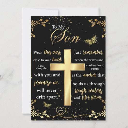 『息子への贈り物、蝶好き、フローラ・ソン・レター』 シーズンカード (正面)