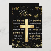 『息子への贈り物、蝶好き、フローラ・ソン・レター』 シーズンカード (正面/裏面)