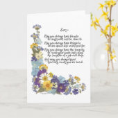 息子へ... カード (黄色い花)