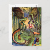 息子よジャバーウォックに用心しろ！噛み付く顎 ポストカード (正面/裏面)