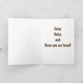 息子よ楽しむリラックスり愛される誕生日 カード (内部)