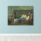 息子を叱責するセウェルス天皇 キャンバスプリント (インサイチュ (ウッドフロア))