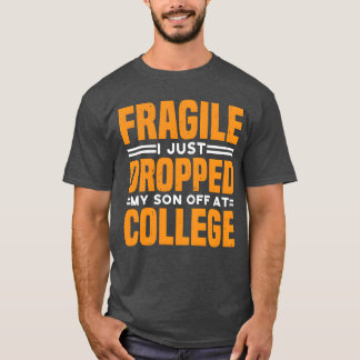 息子を大学に無事送り届けたよ フリージャイルTシャツ 面白いギフト Tシャツ