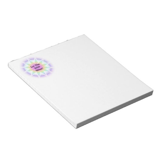 息子を輝かせる ノートパッド (アングル)