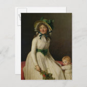 息子エミールとピエール・セリシアット ポストカード (正面/裏面)