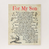 息子ギフト |お世話になっております ジグソーパズル (縦)