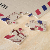 息子ギフト |お母さんからの息子への手紙 ジグソーパズル (側面)