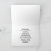 息子グリーティングカード カード (内部)