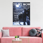 息子パーソナライズされたから母に キャンバスプリント (インサイチュ (リビング))