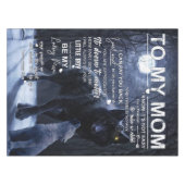 息子パーソナライズされたから母に テーブルクロス (正面(横))