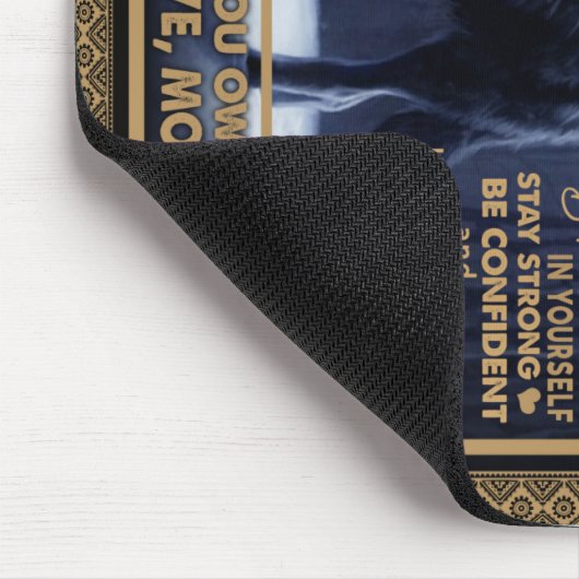 息子パーソナライズされたに息子の誕生日プレゼント マウスパッド (コーナー)