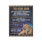 息子パーソナライズされたへの手紙、息子の誕生日ギフト ノートパッド (回転)
