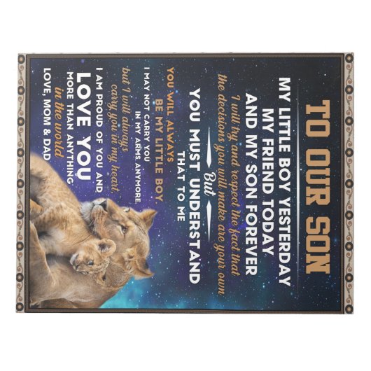 息子パーソナライズされたへの手紙、息子の誕生日ギフト ノートパッド (正面)