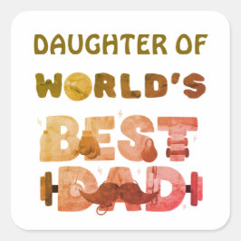 息子パーソナライズされた又は娘の贈与 スクエアシール