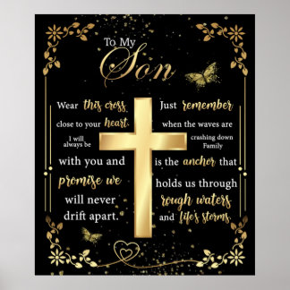 息子パーソナライズされた毛布へ ポスター