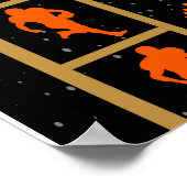 息子パーソナライズされた野球から私の母へ遊 ポスター (角)