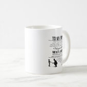 息子マグに贈り物パパ コーヒーマグカップ (正面右)