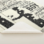 息子ママへの手紙、ママへの特別なギフト シェルパブランケット (3/4)