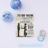 息子ママへの贈り物ママのためのママ、ママ誕生日ギフトアイディア チラシ (シングル)