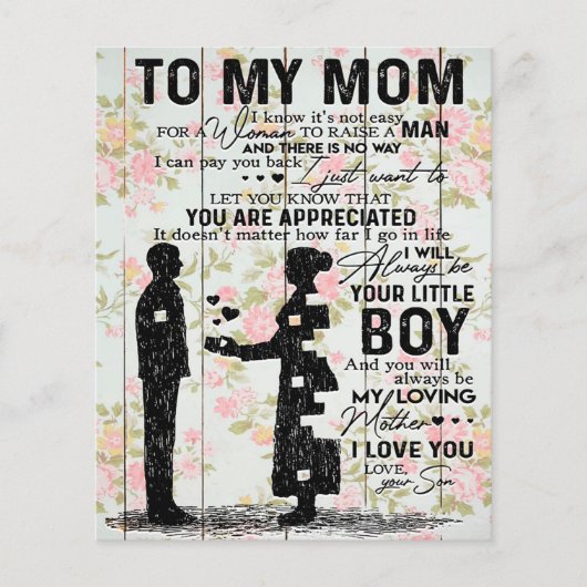 息子ママへの贈り物ママのためのママ、ママ誕生日ギフトアイディア チラシ (正面)