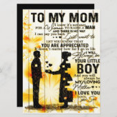 息子ママへの贈り物ママのためのママ、ママ誕生日ギフトアイディア メニュー (正面/裏面)