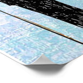 息子ママへの贈り物、私のママへの贈り物にパーソナライズ手紙 ポスター (角)