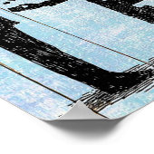 息子ママへの贈り物、私のママへの贈り物にパーソナライズ手紙 ポスター (角)