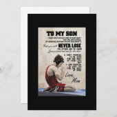 息子レスリングMDキャンバス 招待状 (正面/裏面)