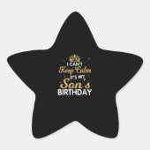 息子保の誕生日ギフトを落ち着かせてはいけない 星シール (正面)