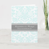 息子及び義理の娘の結婚式のお祝いの空 カード (正面)