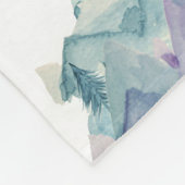 息子娘の子から新しい父親の夫 フリースブランケット (角)