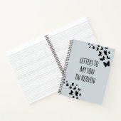 息子宛の手紙悲しみ天国帳 ノートブック (内部)