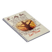 息子最高のへの贈り物 |自分の引用文 ノートブック (右側)