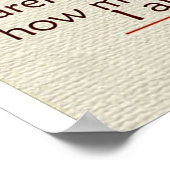 息子最高のへの贈り物 |自分の引用文 ポスター (角)