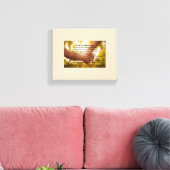 息子離れの詩をキャンバスに キャンバスプリント (インサイチュ (リビング))