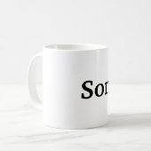 息子 コーヒーマグカップ (正面左)