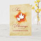 息子、確定おめでとうございます恵み カード (黄色い花)