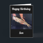 **息子** 誕生日に カード<br><div class="desc">新しいライン 今日は・・・あなたの人生の "漁師" や "漁師たち" について。気に入ってもらえるといいな。 これまでに、誕生日と父の日と、男女問わず使えるデザインのものが１つあるよ。 私の８つの店舗に立ち寄ってくれてありがとう。</div>