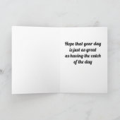 **息子** 誕生日のあなたに カード (内部)