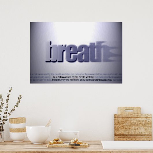 息 ポスター (キッチン)