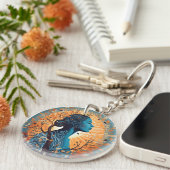 息 – ライフキーリングの本質 キーホルダー (正面右)