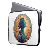 息 – 命の本質 ラップトップスリーブ (正面左)