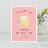 恵おもしろいまれた母の日おめでとう シーズンカード (スタンド正面)