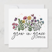 恵まれたキリスト教の賜物で育つ野花 (正面)